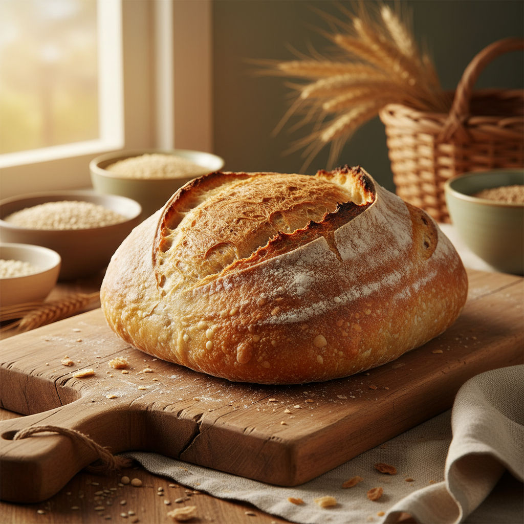 Artisan sourdough loaf